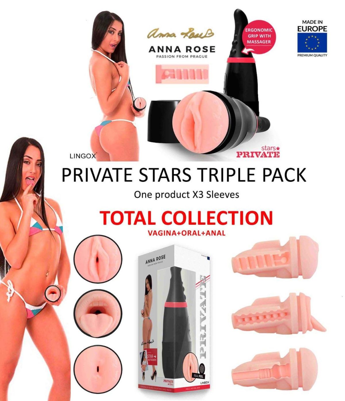 PRIVATE ANNA ROSE TRIPLE PACK